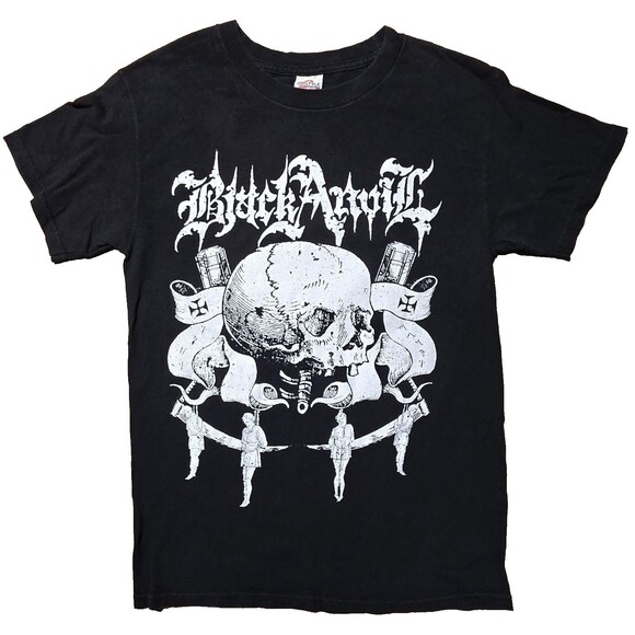 Black Anvil Band Shirt Black S Retro 2014 MMXIV Tour Until The End Double Sided - Picture 1 of 8